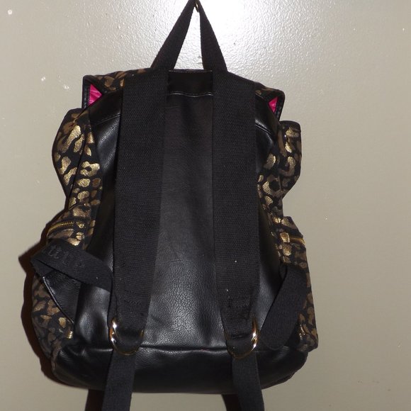 Juicy Couture Black Gold Backpack Purse Large main image 5